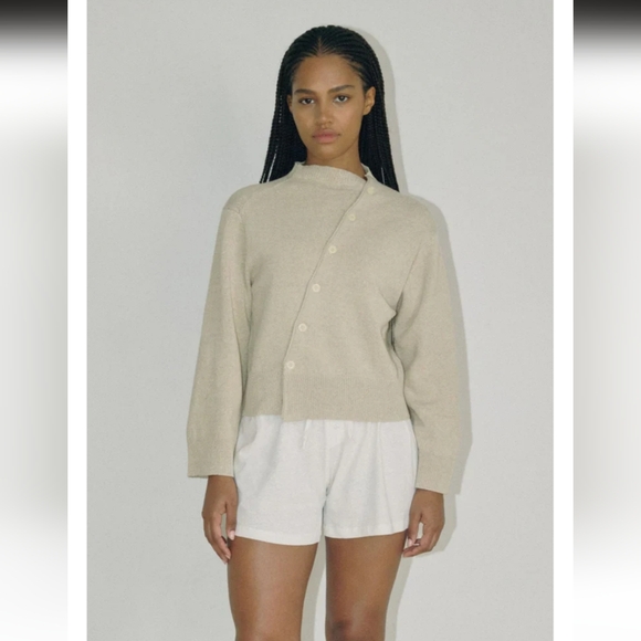 Boheme Goods Sweaters - Boheme Goods Asymmetric Knit (Cotton/Linen)